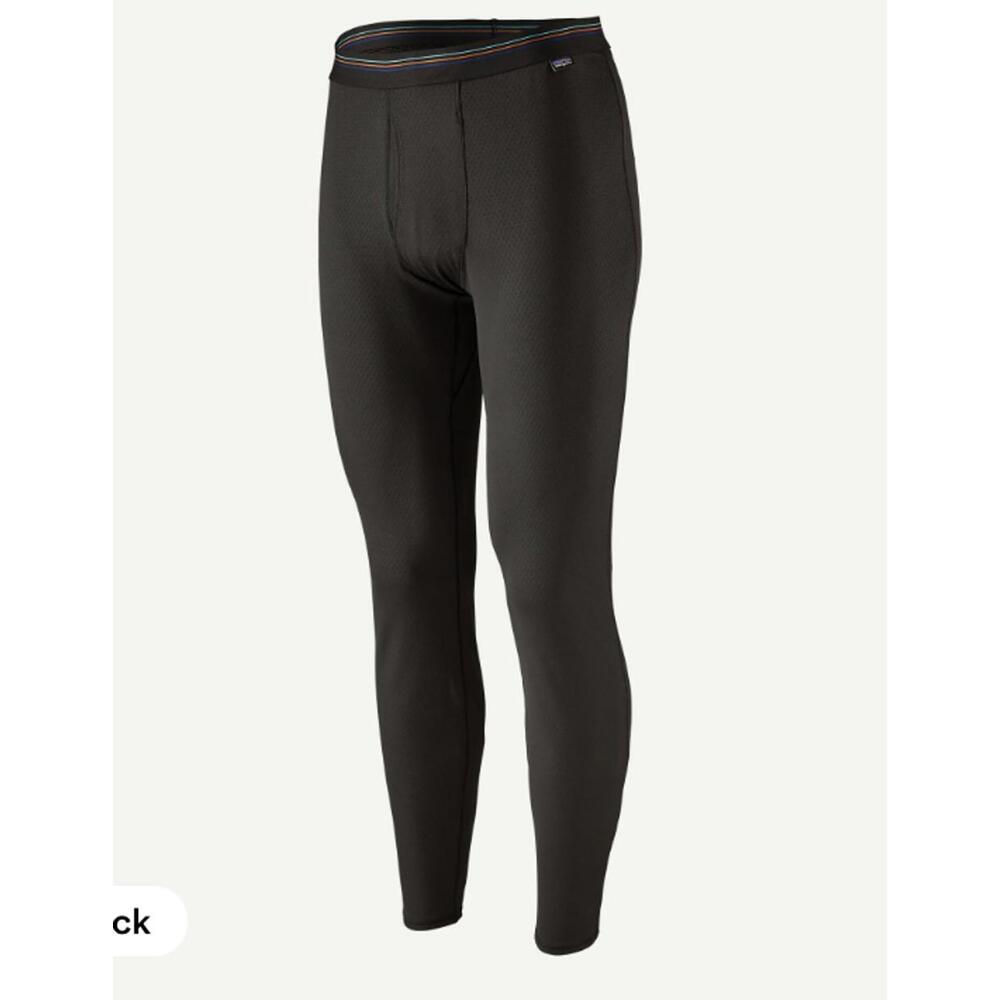 Patagonia Men's Performance Baselayer Capilene Pants Medium Black